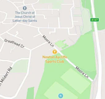 map for Newton Aycliffe Sports Club