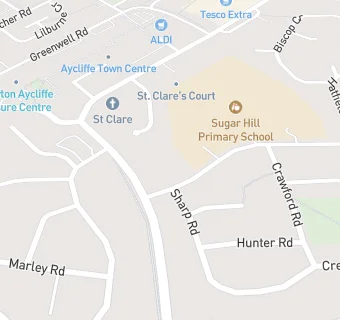 map for Sugar Hill Primary School