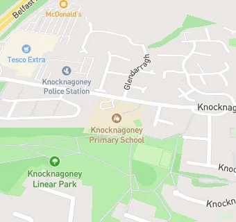 map for Knocknagoney PS