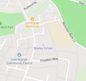 map for Bewley Infant School