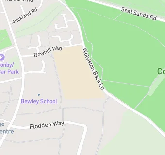 map for Bewley Junior School