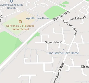 map for Lindisfarne Care Home