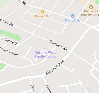 map for Wishing Well Family Centre