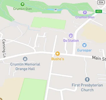 map for Medicare Crumlin