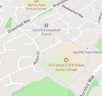 map for St Francis C of E Aided Junior School