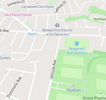 map for Brantwood Football Club