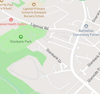 map for Glenbank Community Association / Playgroup