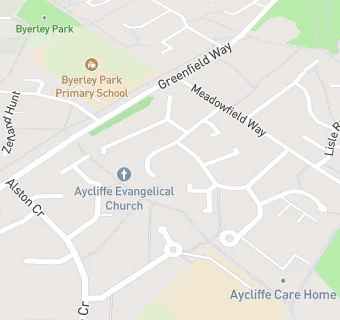 map for Aycliffe Evangelical Church