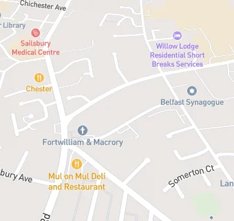 map for Fortwilliam Day Centre