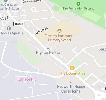 map for Timothy Hackworth Primary School