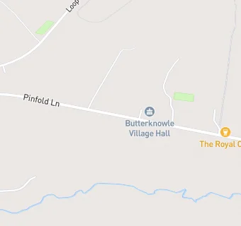 map for Butterknowle Village Hall