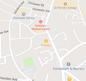 map for The Chester Inn Off Sales