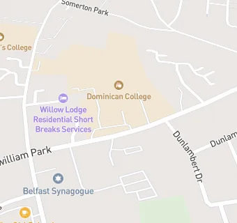 map for Dominican College