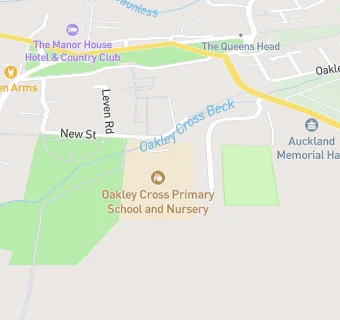 map for Oakley Cross Primary School and Nursery