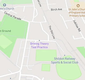 map for Shildon Railway Sports & Social Club