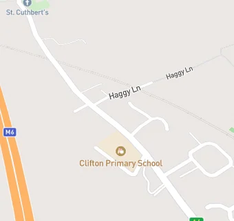 map for Clifton Primary School