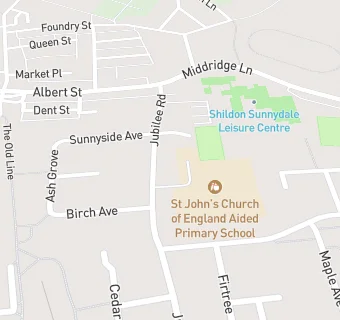 map for St John's Church of England Primary School 3513