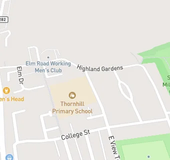 map for Thornhill Primary School