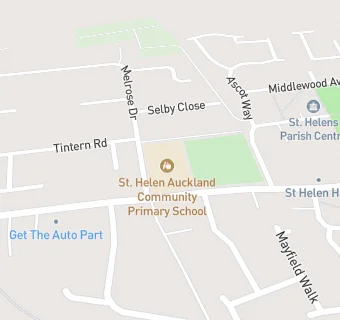 map for St Helen Auckland Community Primary School