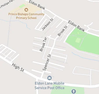 map for Eldon Lane