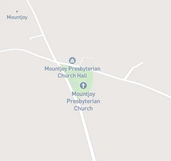 map for Mountjoy Presbyterian Church Hall