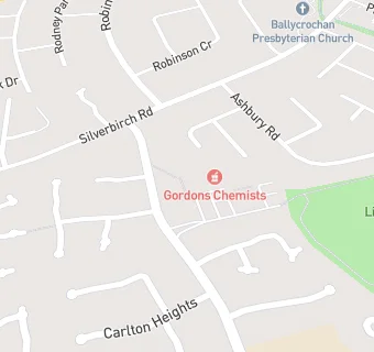 map for GORDONS CHEMIST