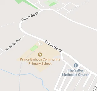 map for Prince Bishops Community Primary School 3516