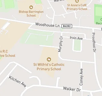 map for St Wilfrid's Catholic Primary School, Bishop Auckland