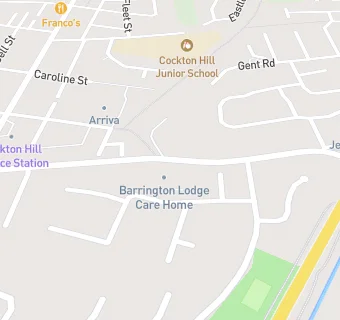 map for Barrington Lodge