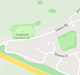 map for Sedgefield Cricket Club