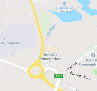 map for Northside Primary School