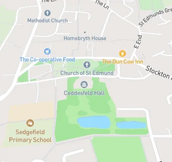 map for Sedgefield Social Club