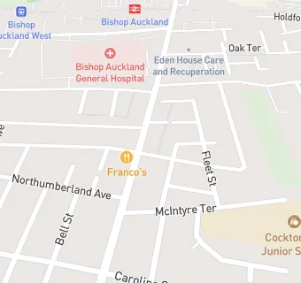 map for Bupa Dental Care, Bishop Auckland