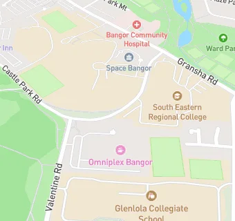 map for College Kitchen - Bangor Campus