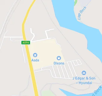 map for Asda Pharmacy