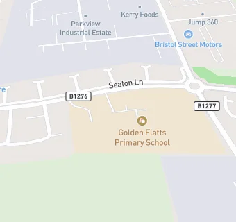 map for Golden Flatts Primary School