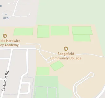 map for Sedgefield Community College