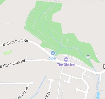 map for Crawfordsburn Filling Station