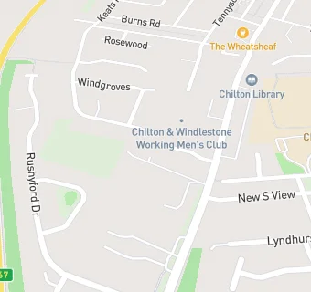 map for Chilton Community Sports & Social Club