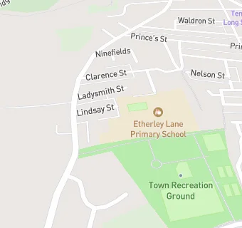 map for Etherley Lane Nursery School