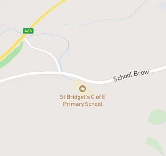 map for St Bridget's CofE School