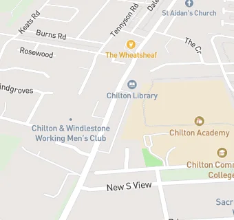 map for Chilton Care Centre