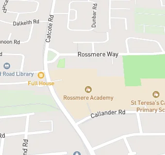 map for Rossmere Primary School