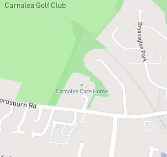 map for Carnalea Care Home