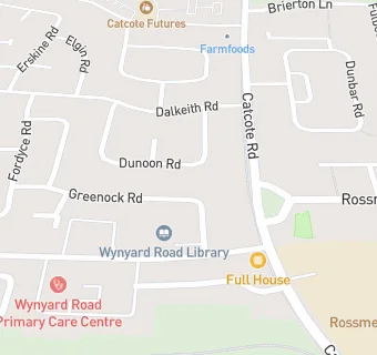 map for Rossmere Park Care Centre