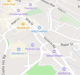 map for Premier Inn