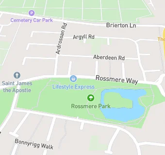 map for Rossmere Park Cafe