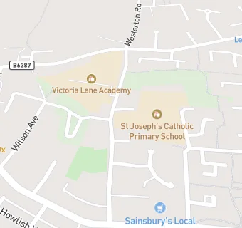 map for St Joseph's Roman Catholic Voluntary Aided Primary School, Coundon