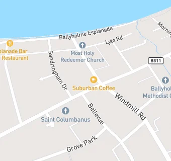 map for ROY NESBITT NEWSAGENTS