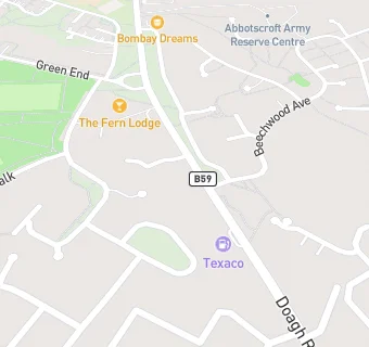 map for Acorns Day Nursery & After Schools Club